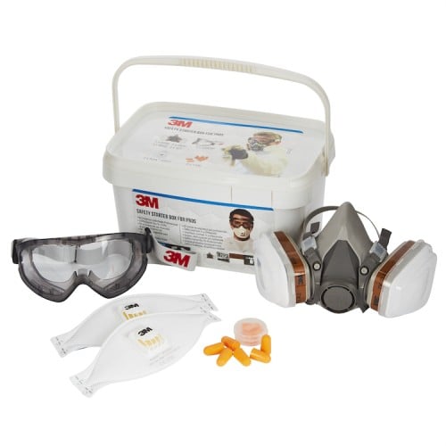 3M Safety Starter Box for Pros 1000MCWE - Respiratory, Eye and Hearing Protection Pack 3M Safety Starter Box for Pros 1000MCWE - Respiratory, Eye and Hearing Protection Pack