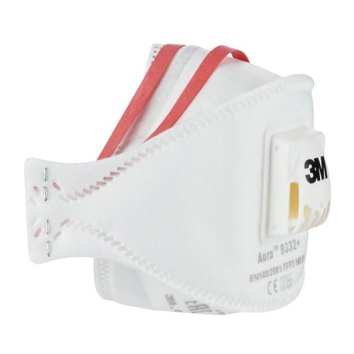 3M Aura Insulation & Hardwood Respirators 9332+ FFP3 Valved 5 Pack 3M Aura Insulation & Hardwood Respirators 9332+ FFP3 Valved 5 Pack