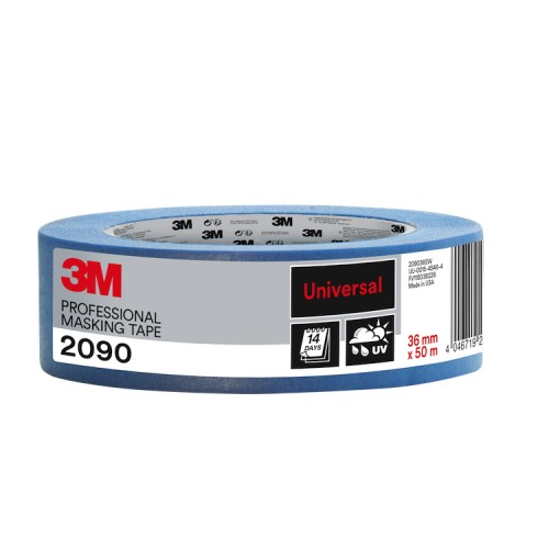 3M 2090 Professional Masking Tape 1.5" / 36mm (Blue)