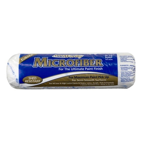 Arroworthy 9" 9/16" Nap Microfiber Roller Sleeve - Semi Rough 