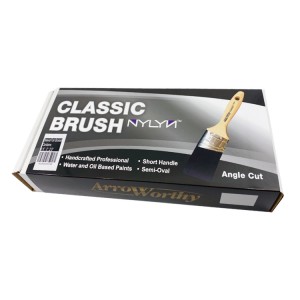 Arroworthy Classic Brush Semi Oval Angle 3 Pack - Beaver Tail Handle