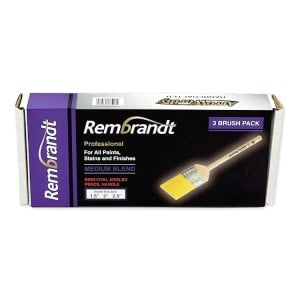 Arroworthy Rembrandt Semi Oval Angle 3 Pack - Pencil Handle