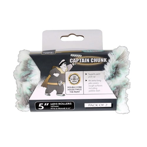 Axus Decor Captain Chunk 5" Masonry Mini Roller 2 Pack Axus Decor Captain Chunk 5" Masonry Mini Roller 2 Pack