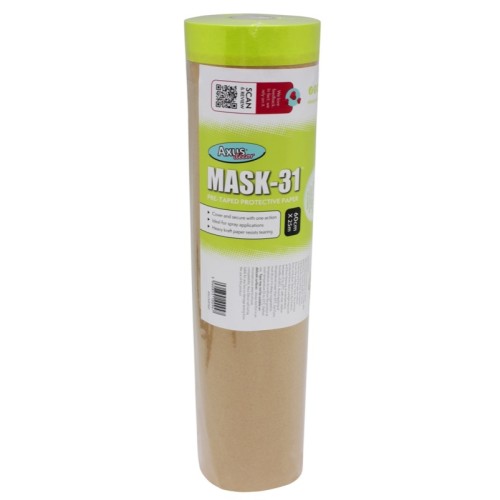 Axus Decor Mask-31 Pre-Taped Protective Paper 60cm x 25cm