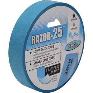 Axus Decor Razor-25 Low Tack Masking Tape 1" / 24mm