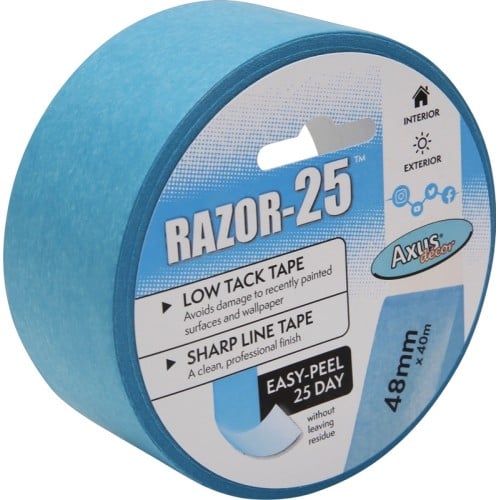 Axus Decor Razor-25 Low Tack Masking Tape 2" / 48mm