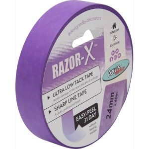 Axus Decor Razor-X Ultra Low Tack Masking Tape 1" / 24mm