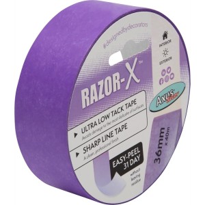 Axus Decor Razor-X Ultra Low Tack Masking Tape 1.5" / 36mm