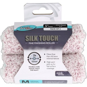 Axus Decor Silk Touch 5" Mini Roller Sleeves Pack Of 2 