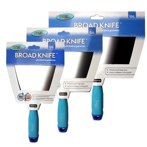 Axus Decor Stainless Steel Broad Knife Set - 3 Pack