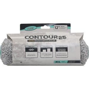Axus Decor Contour 12" Roller Sleeve - XL Pile/25mm (Extra Rough Surfaces)