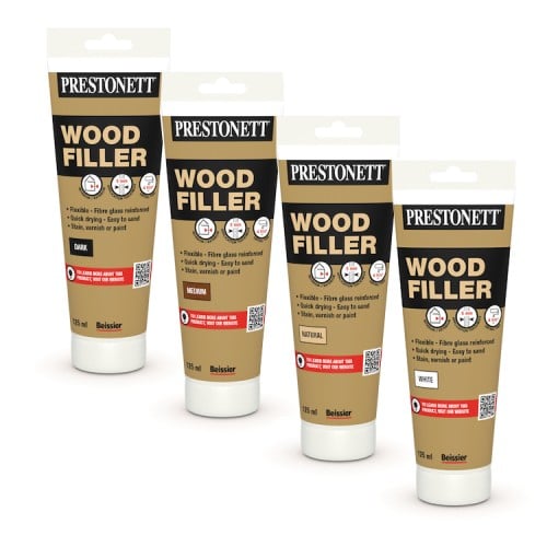 Beissier Prestonett Wood Filler - Tube 125ml Beissier Prestonett Wood Filler - Tube 125ml