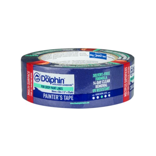 Blue Dolphin 14 Day Painters Tape 1.5" / 36mm
