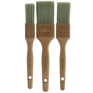 Coral Earthwise Paint Brush Set - 3 Pack