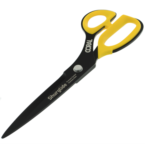 Coral Shurglide Scissors For Wallpaper (Large 30cm / 12 inch)