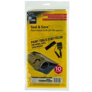 Coral Seal & Save Wrapper Brushes & 9" Rollers - 10 Pack