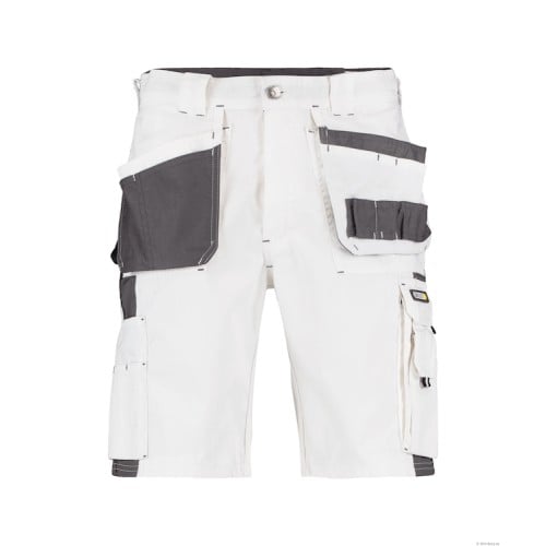 Dassy Monza Shorts With Holster Pockets - White Dassy Monza Shorts With Holster Pockets - White