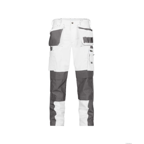 Dassy Seattle Trousers With Holster Pockets & Knee Pockets - White