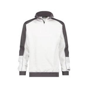 Dassy Basiel Two-Tone Sweatshirt - White/Grey