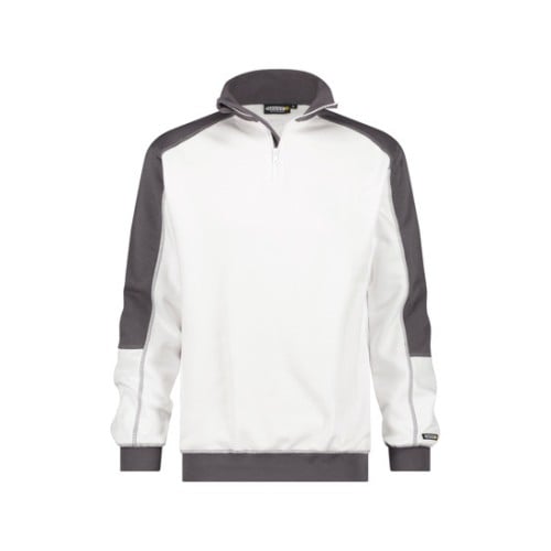 Dassy Basiel Two-Tone Sweatshirt - White/Grey