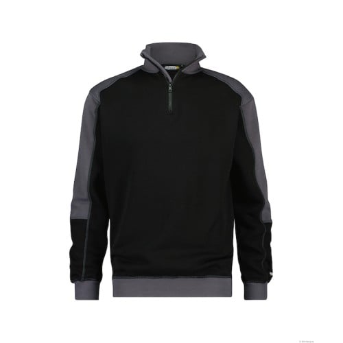 Dassy Basiel Two-Tone Sweatshirt - Black / Cement Grey