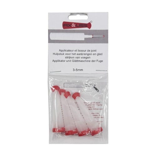 Fix & Liss Sealant Applicator Tips with Smoother 3-5mm 4 Pack Fix & Liss Sealant Applicator Tips with Smoother 3-5mm 4 Pack