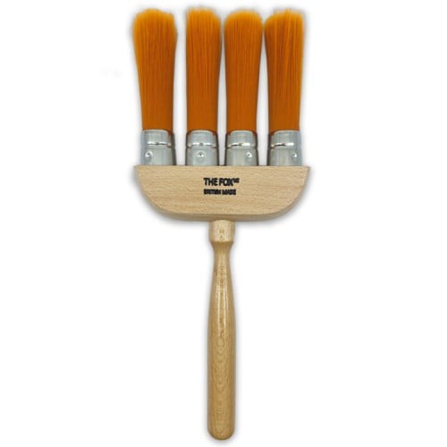 The Fox Orange 4 Ring Dust Brush 