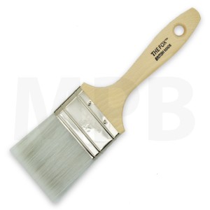 The Fox Silver 2.5" Flat Brush