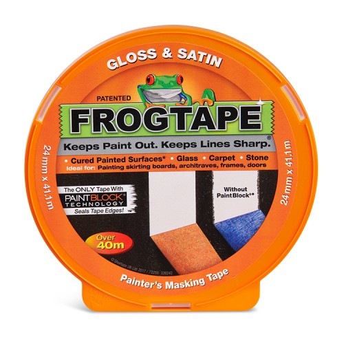 Frog Tape Orange Gloss & Satin Painting Tape Painting Tape 24mm / 1" 