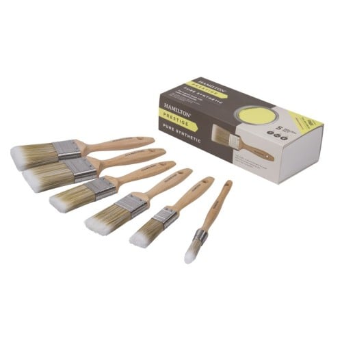 Hamilton Prestige Synthetic 5 Brush Box Set + FREE Sash