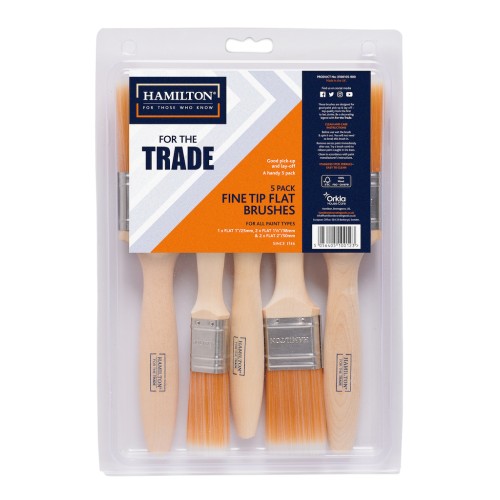Hamilton For The Trade Fine Tip Brushes 5 Pack