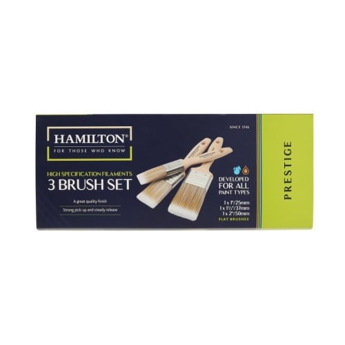 Hamilton Prestige Synthetic 3 Brush Box Set 