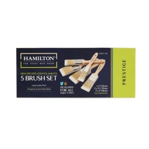 Hamilton Prestige Synthetic 5 Brush Box Set 