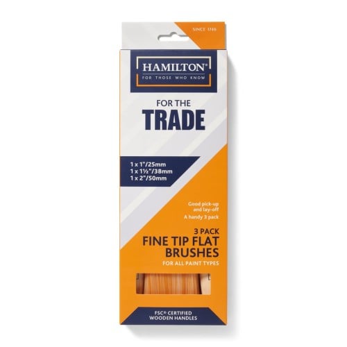 Hamilton For The Trade Fine Tip Brushes 3 Pack Hamilton For The Trade Fine Tip Brushes 3 Pack