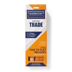 Hamilton For The Trade Fine Tip Brushes 5 Pack
