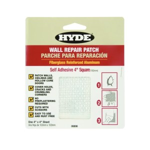 Hyde Self Adhesive Wall Patches - Aluminium Back - 4" x 4" 10 Pack