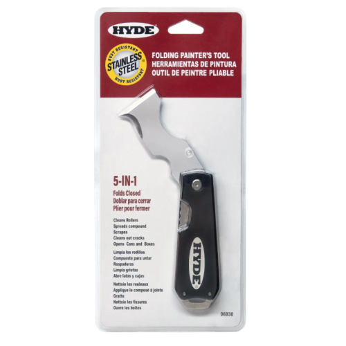 Hyde Folding Stainless Steel 5 in 1 Folding Multi Tool