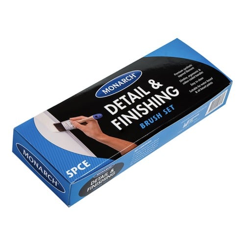 Monarch Detailing & Finishing Brush Box Set 5 Pack