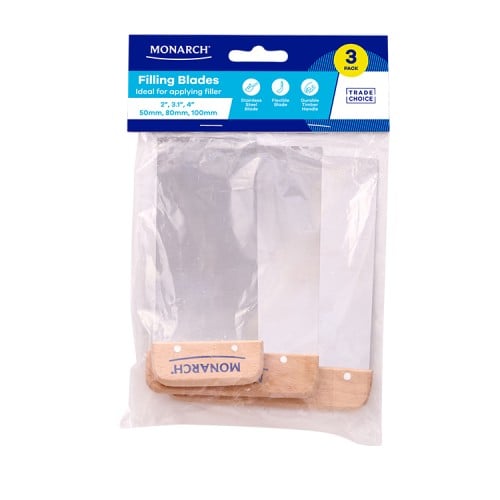 Monarch Timber Handle Filling Blades 3pk Monarch Timber Handle Filling Blades 3pk