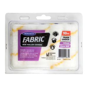 Monarch Fabric 4" Mini Roller Cover 10mm Nap - 10 Pack