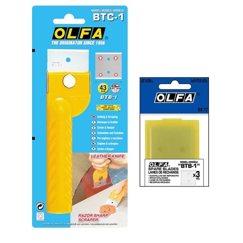 Olfa BTC-1 Razor Edge Scraper + BTB1 Blade Bundle Olfa BTC-1 Razor Edge Scraper + BTB1 Blade Bundle