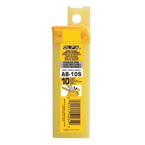 Olfa Stainless Steel Snap Blade 9mm Pack of 10