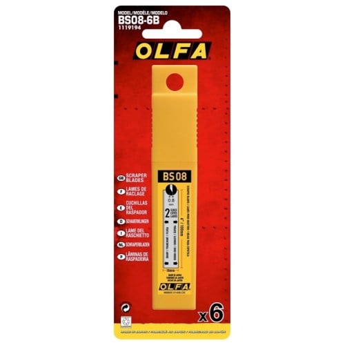 Olfa Extra-Heavy-Duty Blade For XSR Scrapers Pack of 6