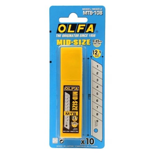 Olfa Silver HD Snap Blade For CS-5 12.5mm MTB10B Olfa Silver HD Snap Blade For CS-5 12.5mm MTB10B