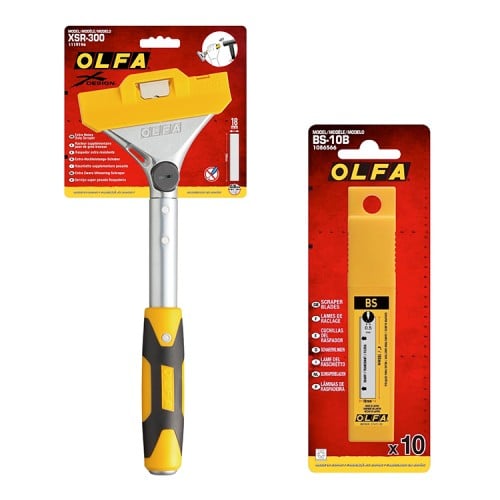 Olfa XSR300 X Design Scraper 300mm + BS10B Blades Bundle