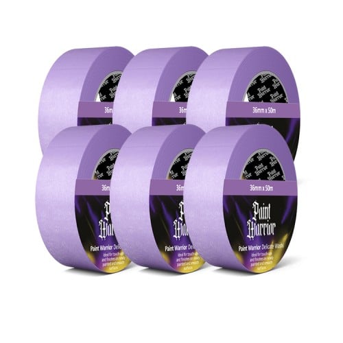Paint Warrior Delicate Washi Tape 1.5" 6 Pack Paint Warrior Delicate Washi Tape 1.5" 6 Pack
