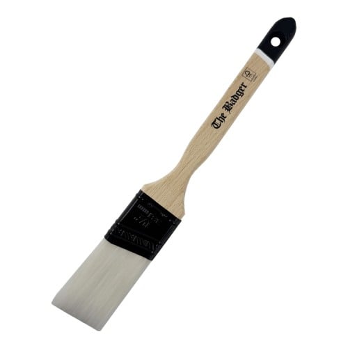 Paint Warrior BADGER Brush Angle Brush 1.5" - Standard Handle Paint Warrior BADGER Brush Angle Brush 1.5" - Standard Handle