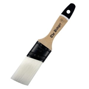 Paint Warrior BADGER Brush Semi Oval Angle Brush 1.5" - Beaver Tail
