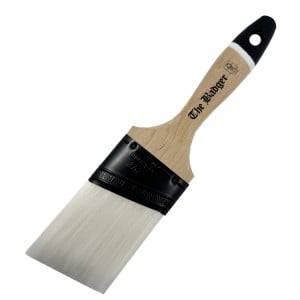 Paint Warrior BADGER Brush Semi Oval Angle Brush 2.5" - Beaver Tail