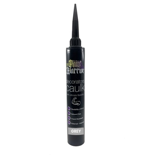 Paint Warrior Flexible Decorators Caulk 380ml - Grey (Single)